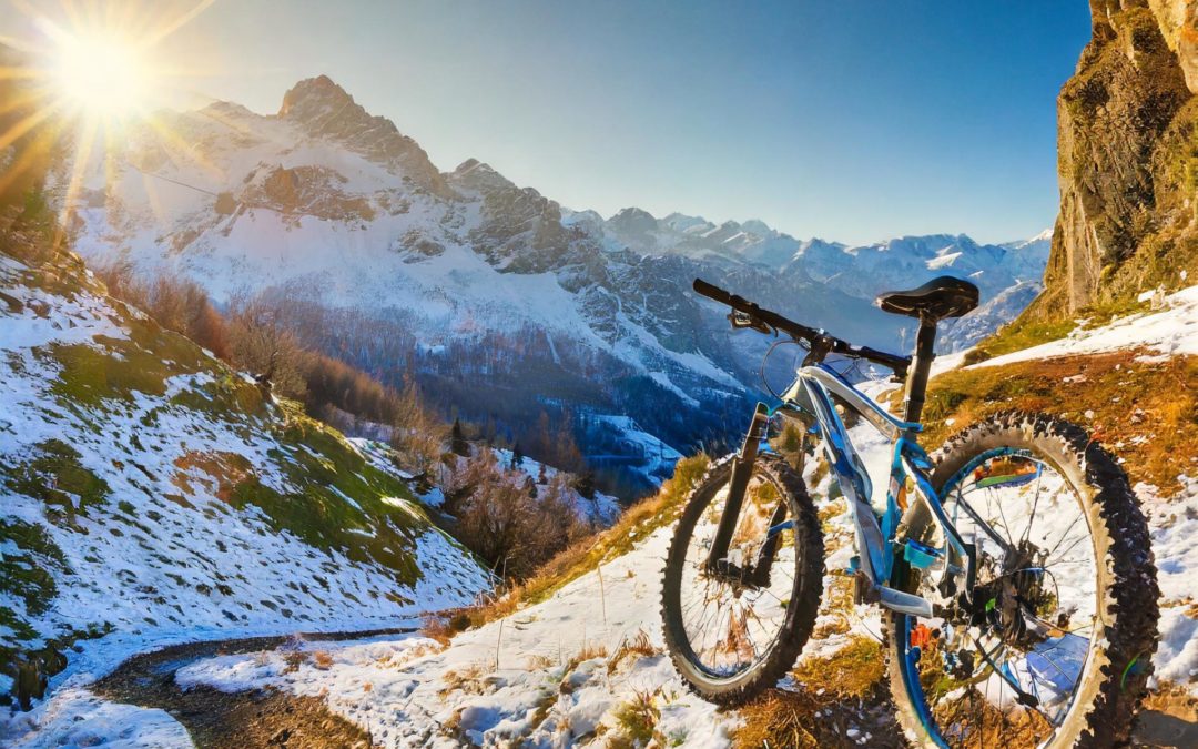 Comment rouler en VTT en hiver?